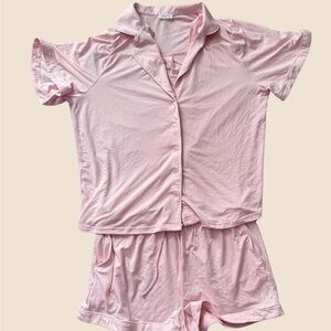 Forever 21 Light Pink Pajama Set